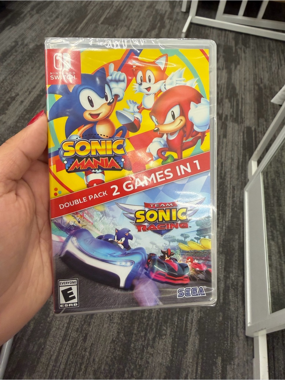 Sonic Mania & Team Sonic Racing - Yellow/Blue Double Pack (Nintendo Switch)
